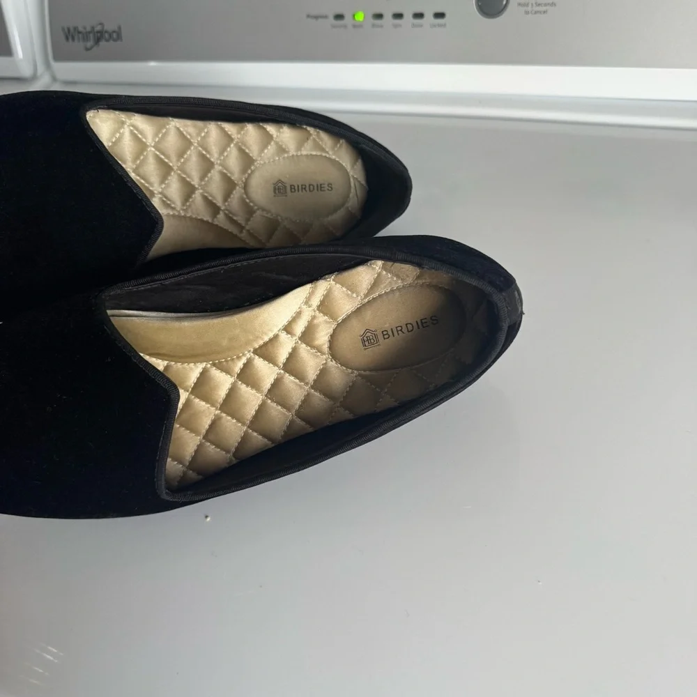 Birdies The Starling in Black Velvet Loafer - Picture 5 of 16